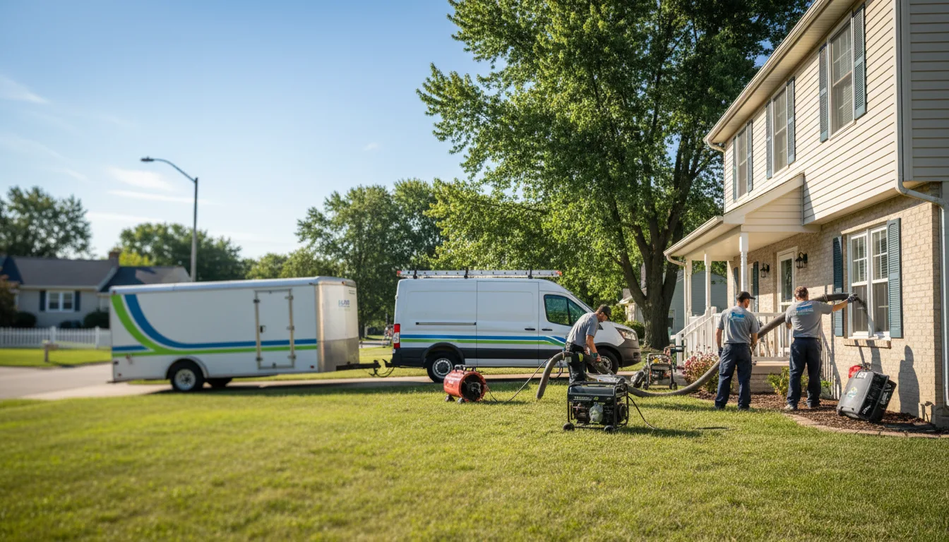 Flooded Basement Restoration And Cleanup With Repair in Barneveld, WI near me